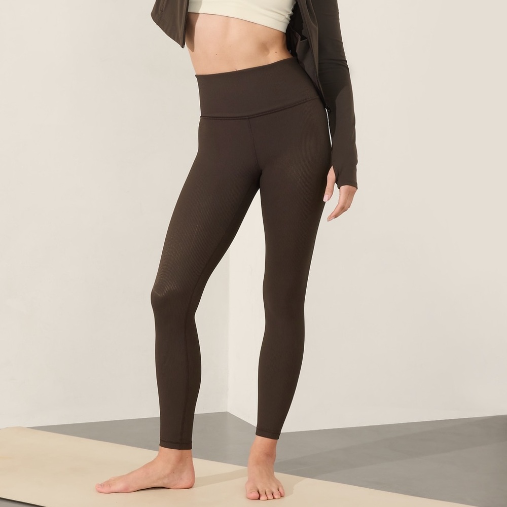 Athleta Women's Brown High-Waisted Leggings